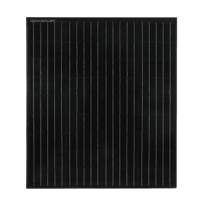 Rocksolar, ROCKSOLAR Black Diamond 100W 12V Rigid Monocrystalline Solar Panel