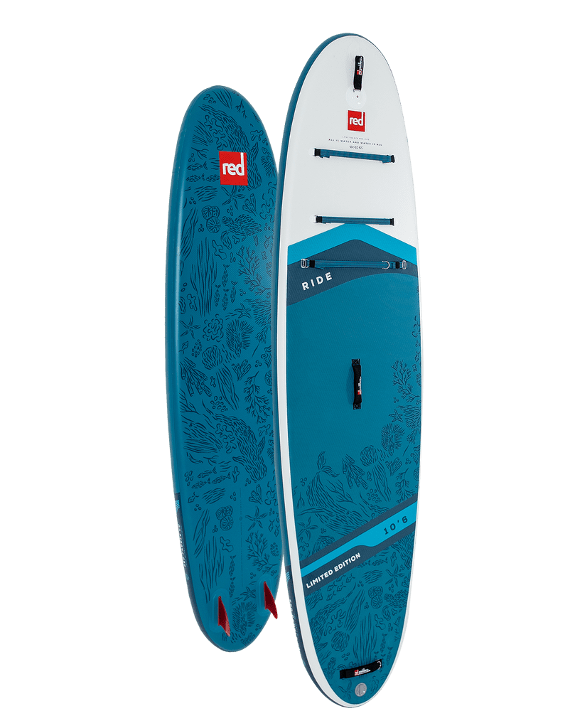 Red Paddle Co, 10'6" Ride Love the Oceans Limited Edition MSL Inflatable Paddle Board Package