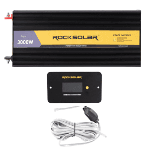 Rocksolar, Rocksolar 3000W 12V Pure Sine Wave Power Inverter With Remote Control Panel