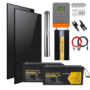 Rocksolar, ROCKSOLAR 3000W 24V Off-Grid Solar Water Pump System