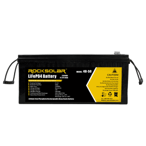 Rocksolar, ROCKSOLAR 48V 50Ah Deep Cycle Lithium Battery (LIFEPO4)