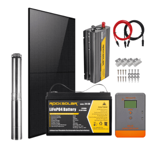 Rocksolar, ROCKSOLAR 500W 24V Off-Grid Solar Water Pump System