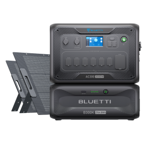 BLUETTI AC300+B300K+2*PV200D | Home Battery Backup