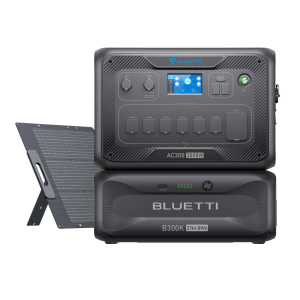 BLUETTI AC300+B300K+PV200D | Home Battery Backup