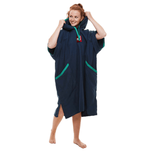 Red Original, Women's Quick Dry Microfibre Changing Robe - Navy