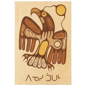 Indigenous Market, Janan Sutherland Thunderbird Clan Wood Inlay