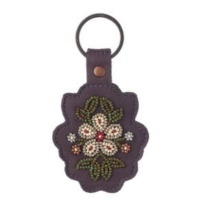 Manitobah Mukluks, Floret Beaded Keychain