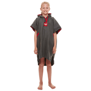 Red Original, Kids Quick Dry Microfibre Changing Robe - Grey