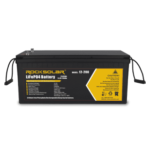 Rocksolar, 12V 200Ah LiFePO4 Battery