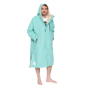 Red Original, Men's Long Sleeve Pro Change Robe EVO - Icebergs Aqua
