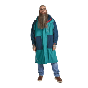 Red Original, Men's Long Sleeve Recovered Pro Change Robe EVO - Teal / Navy