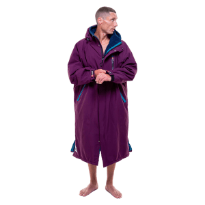 Red Original, Men's Long Sleeve Pro Change Robe EVO - Mulberry Wine