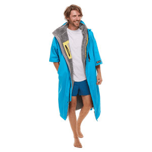 Red Original, Men's Short Sleeve Pro Change Robe EVO - Hawaiian Blue