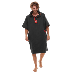 Red Original, Men's Quick Dry Microfibre Changing Robe - Grey