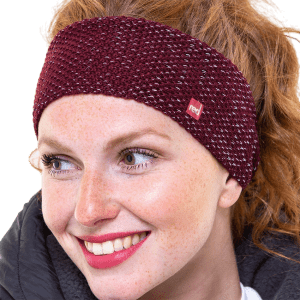 Red Original, Merino Headband - Burgundy