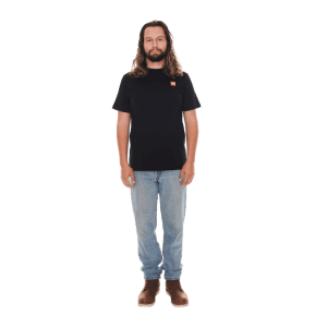 Red Original, Estuary T-shirt - Black