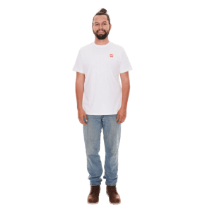 Red Original, Estuary T-shirt - White