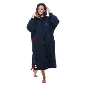 Red Original, Women's Long Sleeve Pro Change Robe EVO - Navy