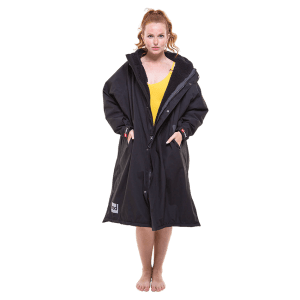Red Original, Women's Long Sleeve Pro Change Robe EVO - Stealth Black