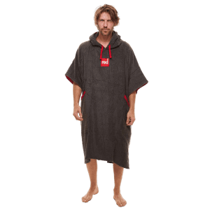 Red Original, Men's Towelling Change Robe - Grey