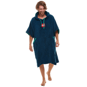 Red Original, Men's Towelling Change Robe - Navy