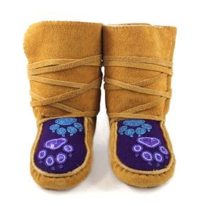 Indigenous Market, Anne Bell Ladies 9 Wrap Moccasins