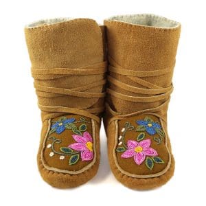 Indigenous Market, Anne Bell Ladies 8 Wrap Moccasins