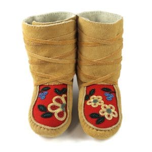 Indigenous Market, Anne Bell Ladies 8 Wrap Moccasins