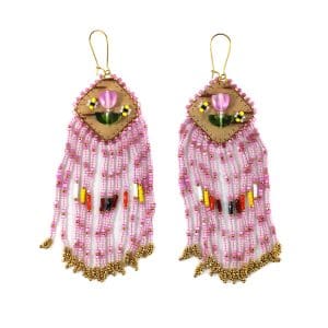 Indigenous Market, Jennifer Chartrand Birch Bark Earrings