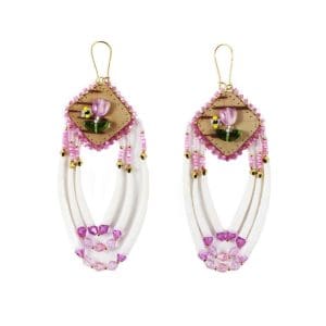 Indigenous Market, Jennifer Chartrand Birch Bark Earrings