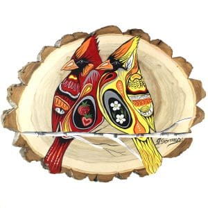 Indigenous Market, Jessica Somers 'Loveys' Wood Artwork