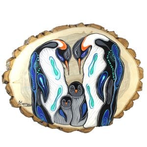 Indigenous Market, Jessica Somers 'Protection' Wood Artwork