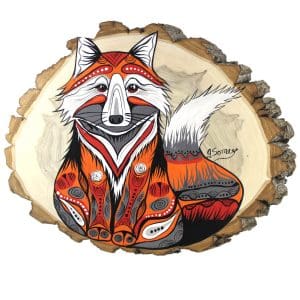 Indigenous Market, Jessica Somers 'Beggar' Wood Artwork
