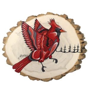 Indigenous Market, Jessica Somers 'Spirit Flight' Wood Artwork