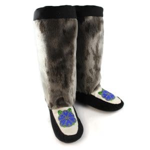 Indigenous Market, Karen Nicloux Mens 9 Mukluks