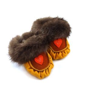 Indigenous Market, Lisa Passinault Infant Small Moccasins