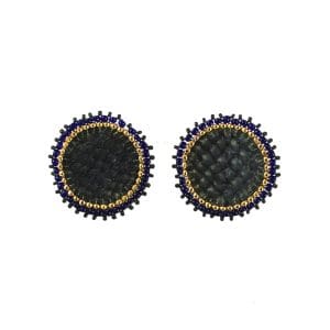 Indigenous Market, Meagan Anishinabie Salmon Stud Earrings