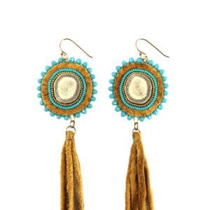 Indigenous Market, Rhonda Chartrand Deer Antler Earrings