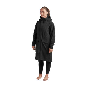 Red Original, Women's Pursuit Waterproof Lightweight Changing Robe Jacket - Obsidian Black