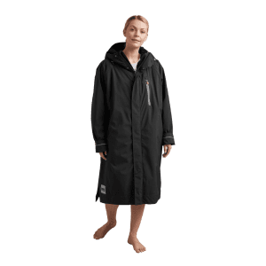 Red Original, Women's Long Sleeve Waterproof Dry Changing Robe Alter Evo - Stealth Black