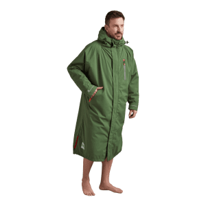 Red Original, Men's Long Sleeve Waterproof Dry Changing Robe Alter Evo - Forest Green