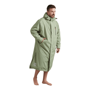 Red Original, Men's Long Sleeve Waterproof Dry Changing Robe Alter Evo - Sage Green