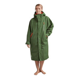 Red Original, Women's Long Sleeve Waterproof Dry Changing Robe Alter Evo - Forest Green