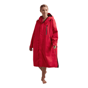 Red Original, Women's Long Sleeve Waterproof Dry Changing Robe Alter Evo - Siren Red