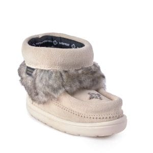 Manitobah Mukluks, Waterproof Faux Fur Toddler Snowy Owlet