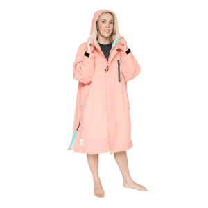 Red Original, Women's Long Sleeve Pro Change Robe EVO - Coogee Sunrise