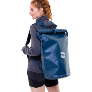 Red Original, Waterproof Roll Top Dry Bag Backpack - Deep Blue