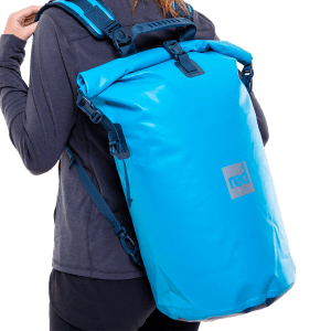Red Original, Waterproof Roll Top Dry Bag Backpack - Ride Blue