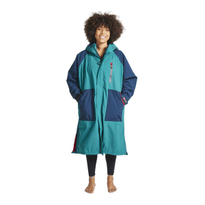 Red Original, Women's Long Sleeve Recovered Pro Change Robe EVO - Teal / Navy
