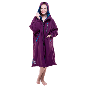 Red Original, Women's Long Sleeve Pro Change Robe EVO - Mulberry Wine